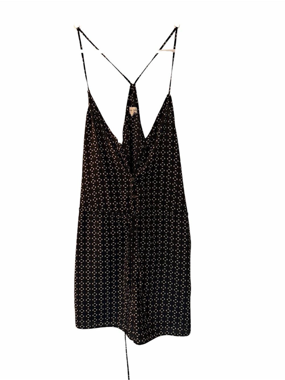 silence + noise Black Geo Print Romper